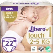 Підгуз.Libero Touch 1 (22) (2-5 кг)